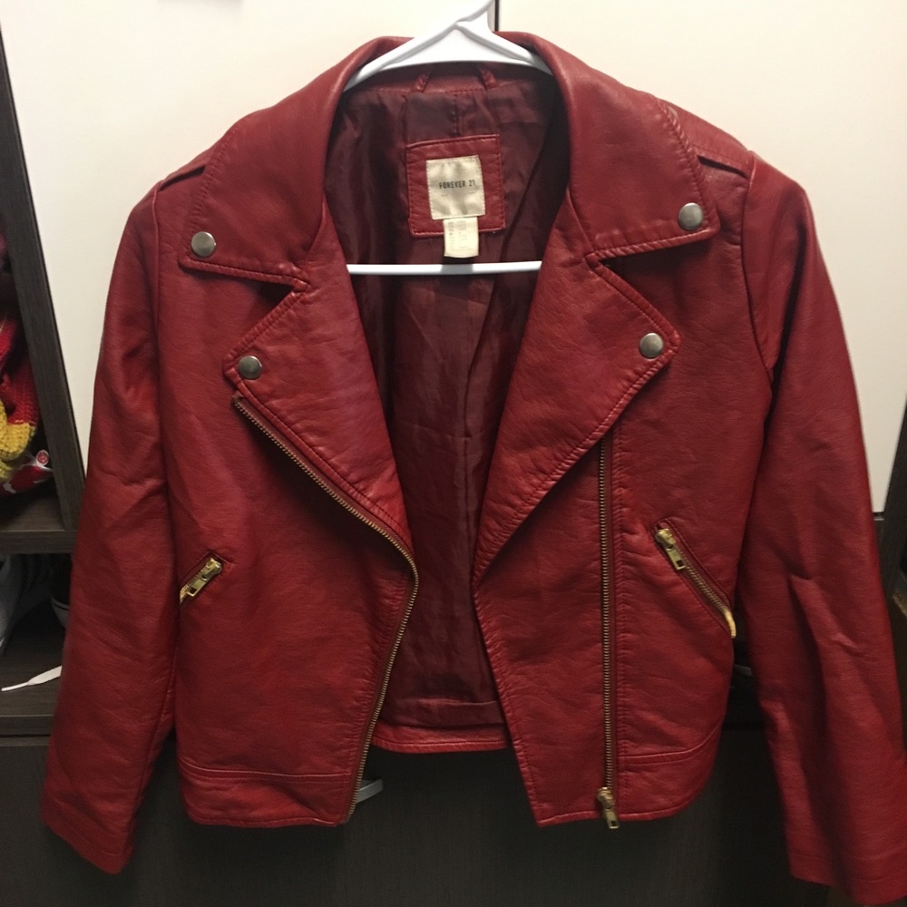 Red Moto jacket